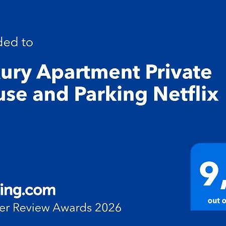 Luxury Private House And Parking Netflix
